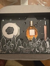 Viktor & Rolf FLOWERBOMB 3 pc Gift Set Large 3.4 oz EDP + 10ml + 6.7 oz Body NIB