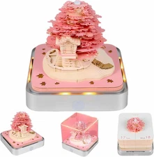 Time Piece Calendar 2026, 3D Sticky Notes 2026, Calendar Sakura Tree Creative 3D