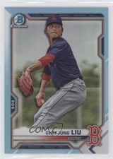 2021 Bowman Draft Chrome Sky Blue Refractor Chih-Jung Liu #BDC-190 0us5