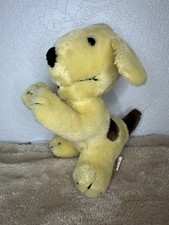 1983 Eric Hill Spot the Dog Plush Vintage Puppy 7" Stuffed Animal Yellow READ