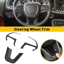 Steering Wheel Trim Cover For Dodge Challenger Charger 2015+ Durango Accessories