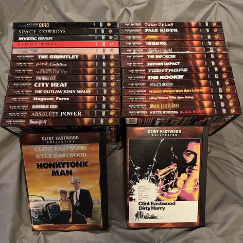 The Clint Eastwood Collection LOT Of 31 DVD Movies