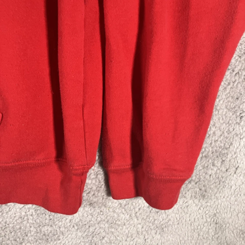 Ohio State Buckeyes Sudadera con Capucha Bordada Para Hombres 2XL Roja NCAA Fútbol Gorpcore Acogedora Foto 3 de 4