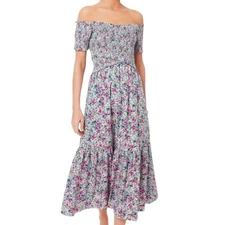 Pomander Place Floral Smocked Talia Dress Size Large