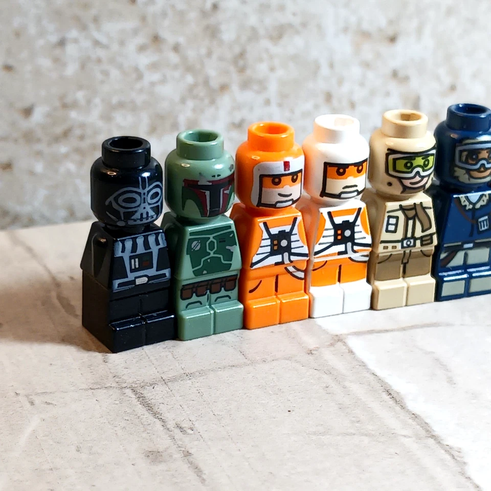 LEGO Star Wars Microfigura Darth Microfigura Luke Chewy Leia Snow Trooper Hans Foto 2 de 2