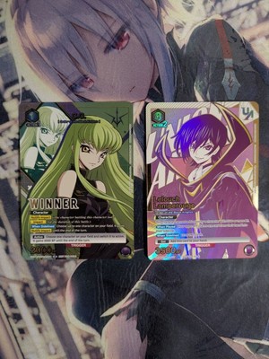 Code Geass Lelouch & C.C. Rare Overseas Promo Set
