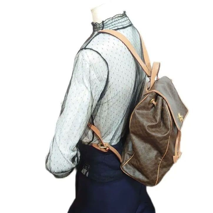 CELINE Macadam pattern mini backpack vintage - image 9