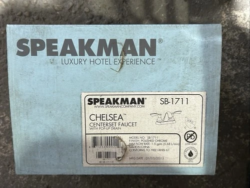 Speakman SB-1711 Chelsea Centerset Bathroom Faucet with Drain Assembly