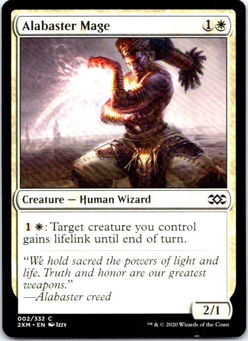 Alabaster Mage C Double Masters 2 NM NM-LP