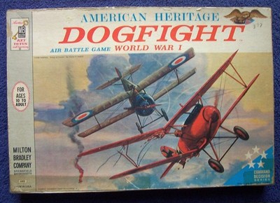 Pezzi Di Ricambio Milton Bradley &ndash; American Heritage Dog Fight Air Battle WW1 &ndash; 1963