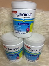 3x Clearasil Gentle Prevention Daily Clean Pads 90x3 270 Pads.New Old Stock.HTF