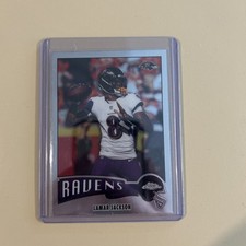 2025 Topps Chrome Football Lamar Jackson 1975 Throwback - #1975-3 Ravens