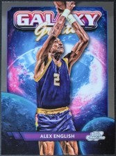 Alex English 2024 Topps Chrome Cosmic Basketball - Galaxy Greats #GG-24