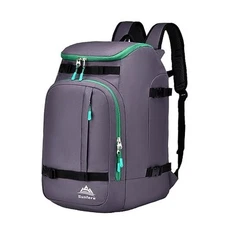 Ski Boot Bag Black Cooler Backpack 50L Waterproof Snowboard Light Purple Blue