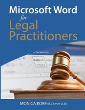Microsoft Word For Legal Practitioners Paperback