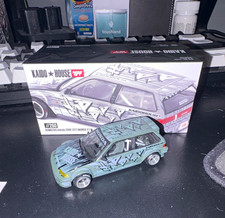 Custom Mini GT Kaido House 1:64 Honda Civic (EF) Diecast Green/Black