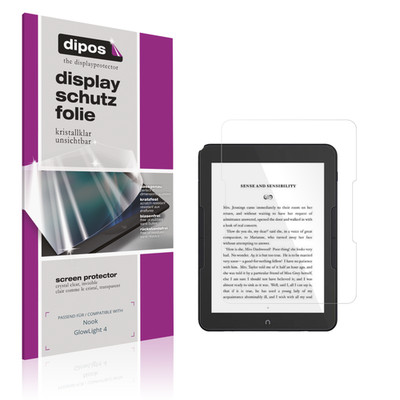 2x Schutzfolie klar für Nook GlowLight 4 Displayschutzfolie Folie Display