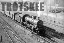 35mm Negative CFR Romania Railways Steam Loco 230 030 c1968 