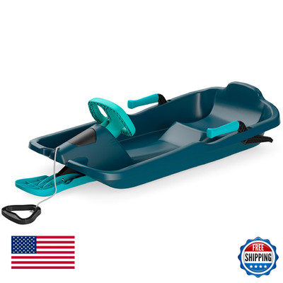Gizmo Riders - Snow Sleds For Kids And Toddlers - Toboggan Style Bobsled Wheel