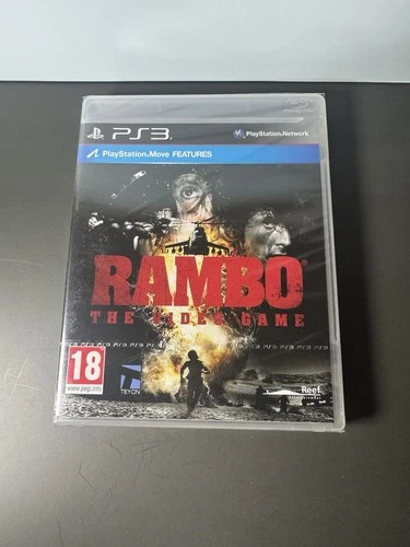 PS3 RAMBO THE VIDEO GAME BRAND NEW SEALED PLAYSTATION 3 SHOOTER ACTION GAME RARE