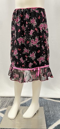 Vintage Speechless Skirt Girls Lined Elastic Waist Floral Size 6 - Picture 2 of 4
