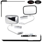 Left+Right Manual Side View Mirrors Pair New For Ford F150-F350 Truck Pickup