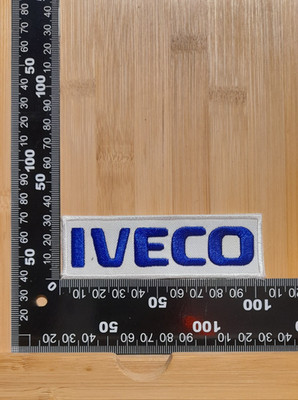 IVECO Retro Vintage Stil Bügelbild Aufnäher Patch 30x105mm