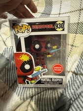 Funko Pop! Deadpool Paintball Deadpool #930 Gamestop Exclusive