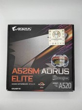 GIGABYTE Aorus Elite AMD A520 Socket AM4 ATX DDR4-SDRAM Computer Motherboard