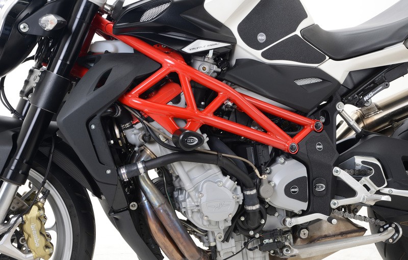 Coussinets de protection Aero R&G RACING noir pour moto MV Agusta Brutale 1090