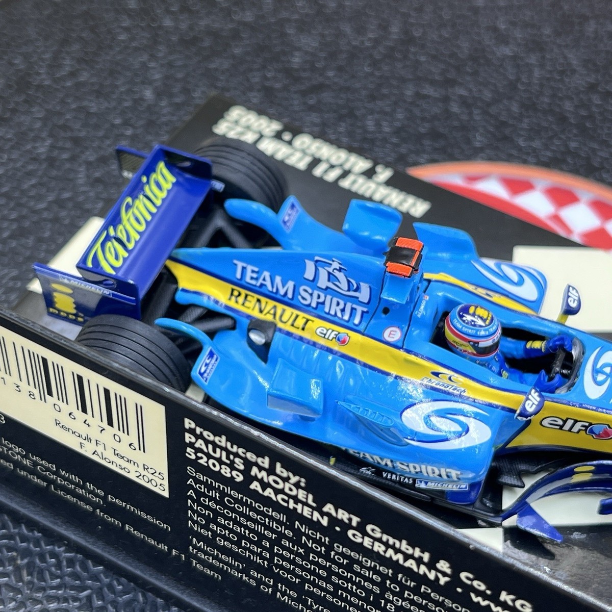 1/43 MINICHAMPS F1 Formula 1 RENAULT R25 Mild Seven F.alonso