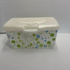 2012 polka dot multi colored Huggies space saver container Box Only