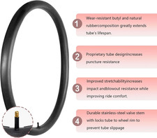 2 Pack 29x2.125/2.35/2.4 Bike Tubes with 35mm Valve 14 inch Off-Road Bicycl...