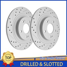 Rear Drilled Disc Brake Rotors For Mitsubishi Eclipse Cross Outlander PHEV Sport