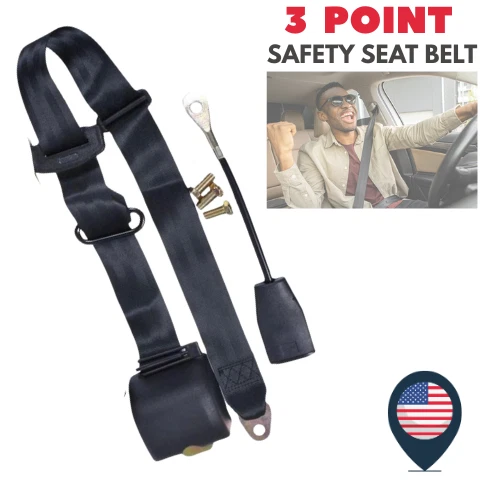 Compatible con Cinturones de Seguridad Ford Par Delantero 3 Puntos Ajustable Universal Foto 2 de 4