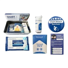 Shart Survival Kit Funny White Elephant Gag Gift Hilarious over the Hill Prank 