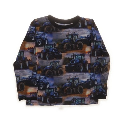 Byggd av Karina, Langarmshirt, Größe: 98, Blau/Mehrfarbig, Print, Jungen #9tS