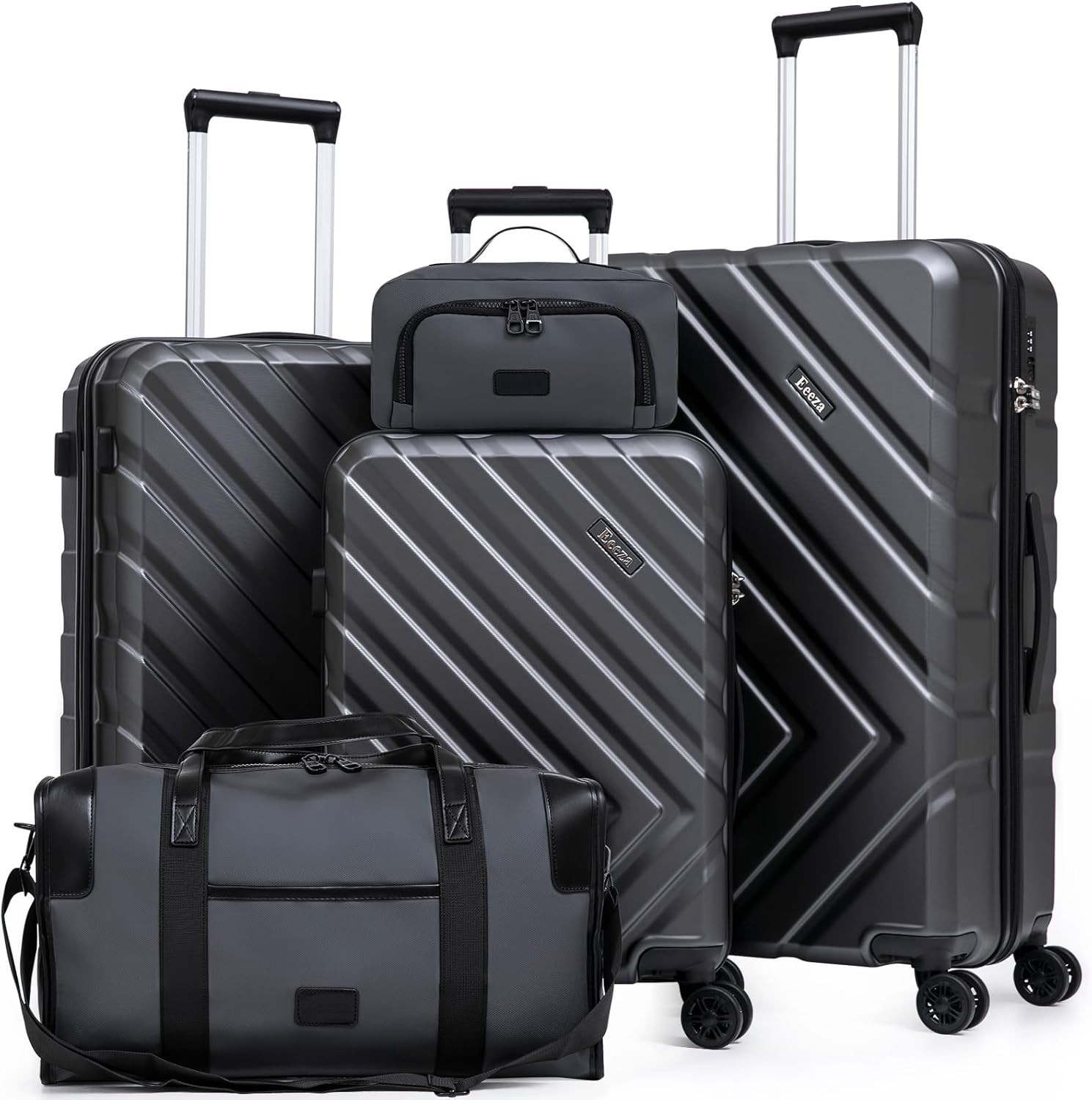 Set With Wheels, Tsa Lock, Abs Hard Case, Carry-on Sizes