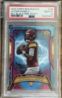 2024 Topps Resurgence Jayden Daniels #196 (RC) Sky Blue and Pink Shock PSA 10