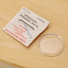 Accutron by Bulova Watch Crystal Armored White Spaceview 32.7mm 1270AWS