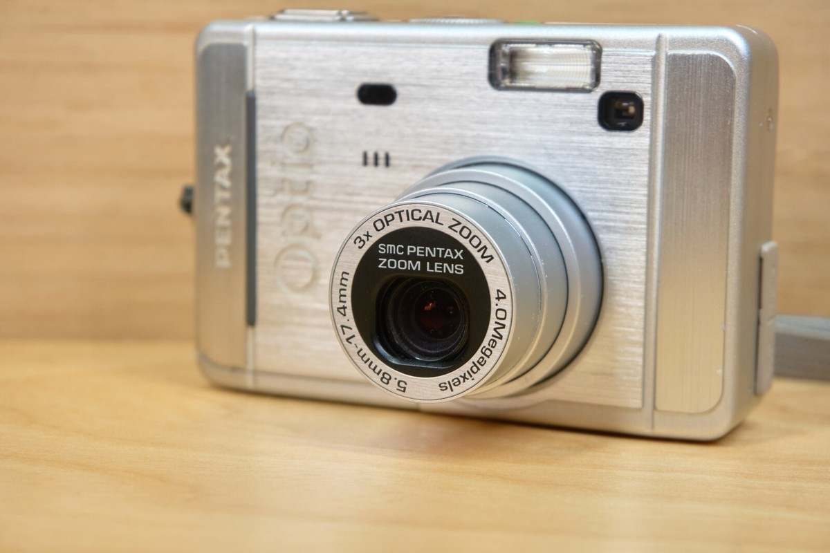 ✨PENTAX Optio S40✨ Pentax Optio S40 4MP Digital Camera, 3x Optical Zoom, Silver | eBay