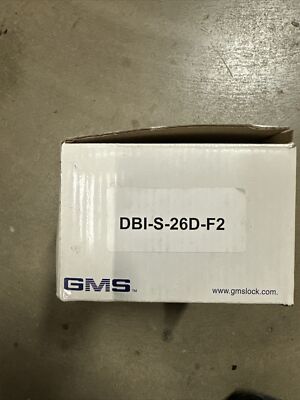 gmslock. DBI-S-26D-F2. Silver. Deadbolt.