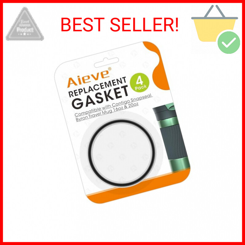 AIEVE Replacement Gasket Compatible with Contigo Snapseal Byron Travel