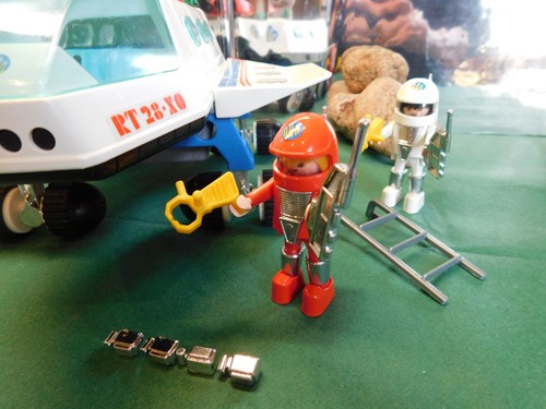 Playmobil **Rarität** Raumtransporter 3535-A/1980 mit Dreizacksteuer, BA, o.OVP! - Bild 8 von 12