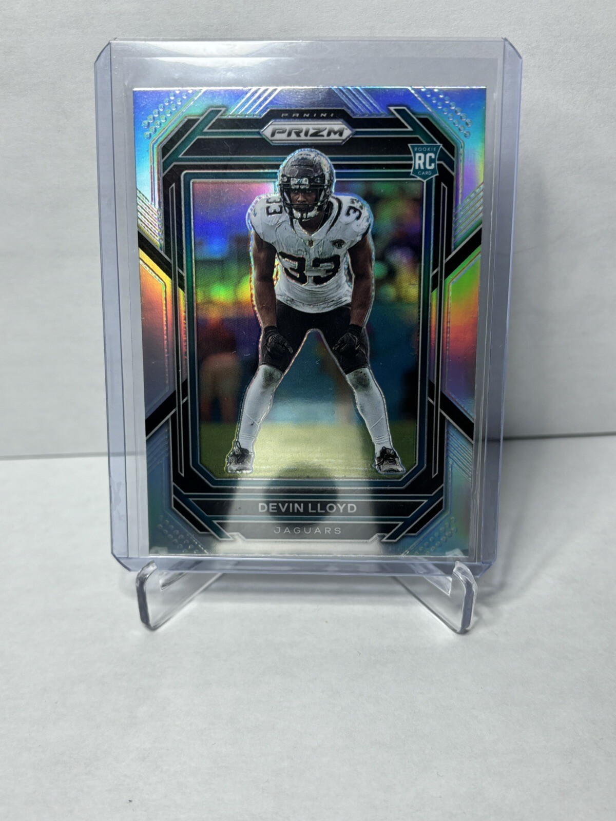 2022 Panini Prizm DEVIN LLOYD Silver Prizm Rookie #376 Jaguars