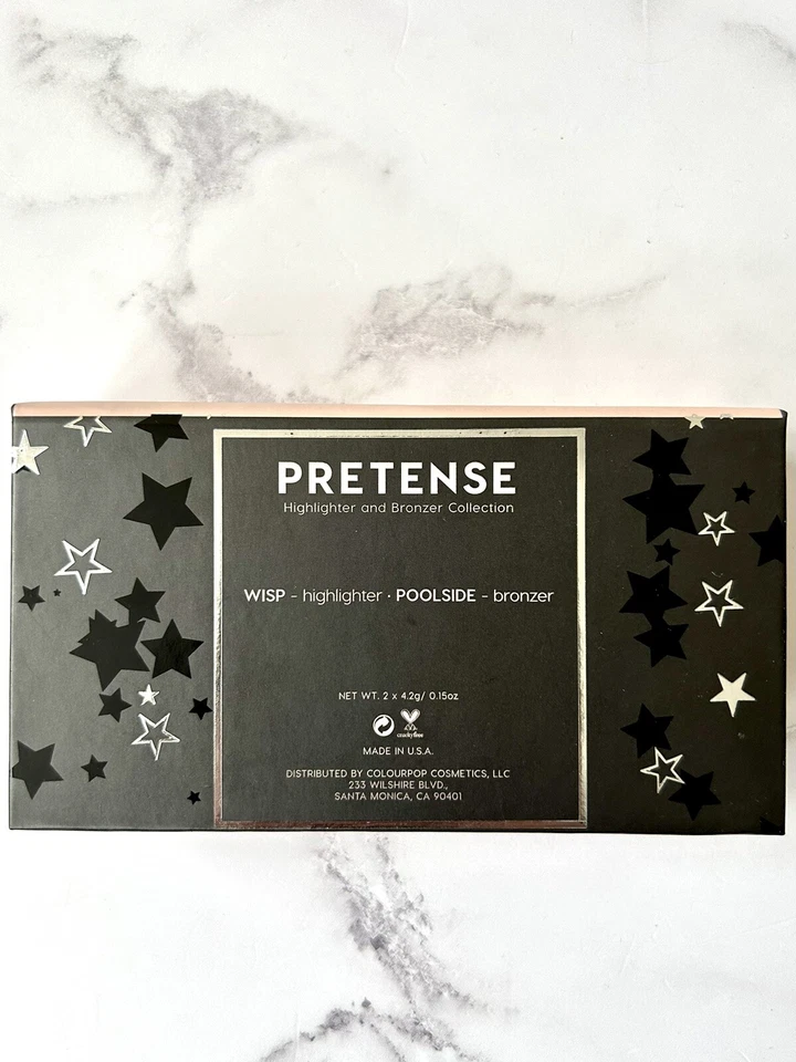 Colourpop Pretense Highlighter & Bronzer Collection - Wisp & Poolside BNIB - Image 3 of 4