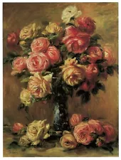 Poster print.Home Room Interior design.Flower bouquet vase.6457
