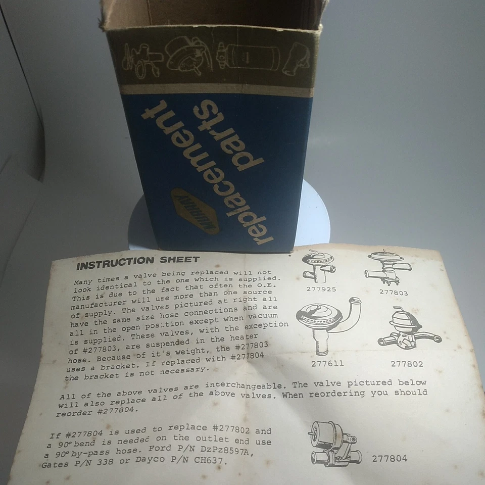 Ford Thunderbird 1977 válvula de control de calefacción de climatización Murray 277804 cuatro estaciones 74671 Foto 4 de 4