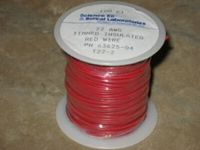 22 gauge solid red wire, 100 feet, new