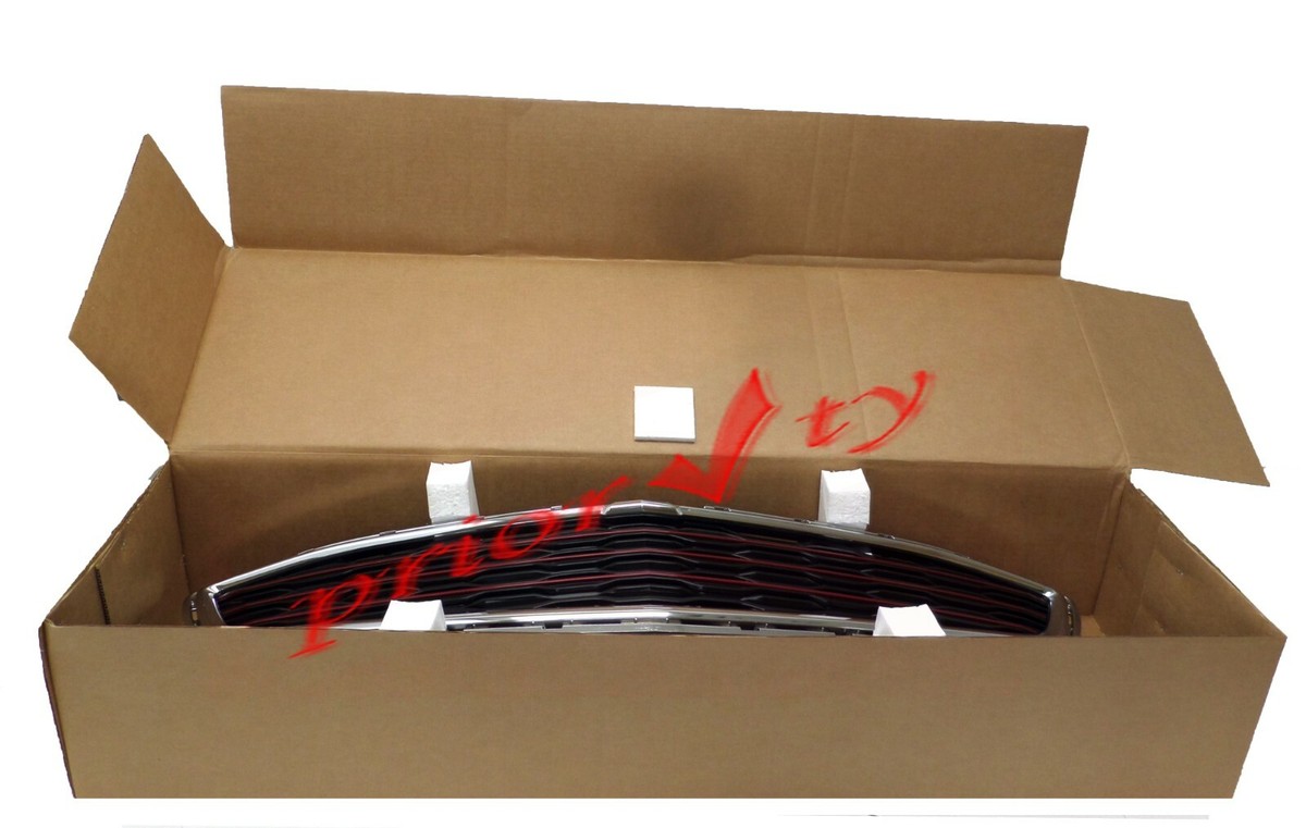 84075611 OEM Front Grille Cajun Red Chrome Surround 2016-2018